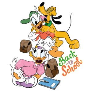 Disney Characters -Back to school