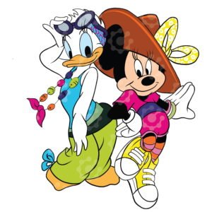 Charming Minnie Mouse and Daisy Duck Digital Design for Your Gifts