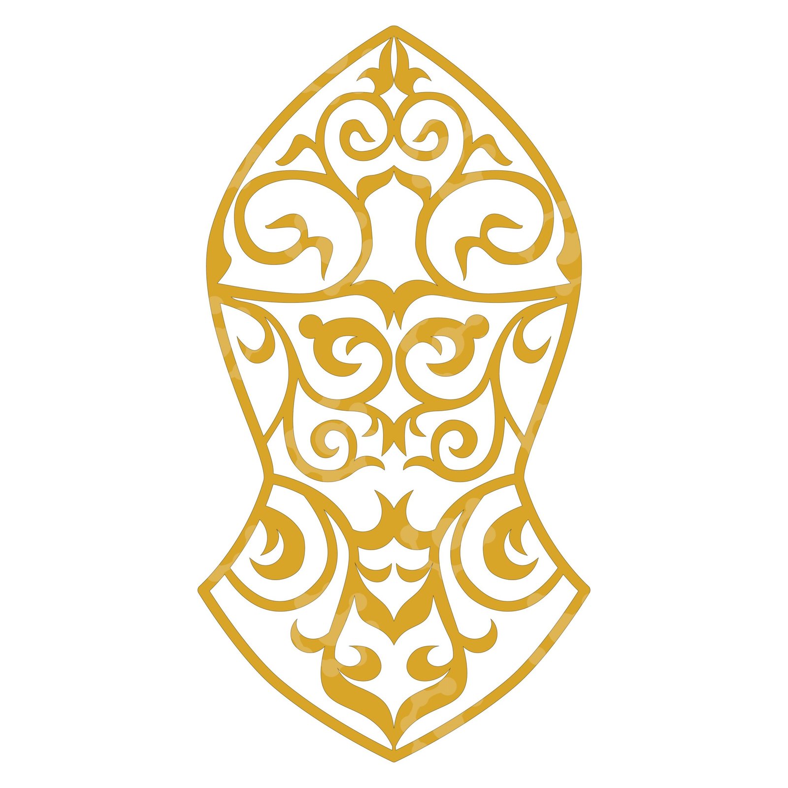 An Ornamental Flower In The Shape Of The Shoe Of The Beloved Chosen One, May God Bless Him And Grant Him Peace.