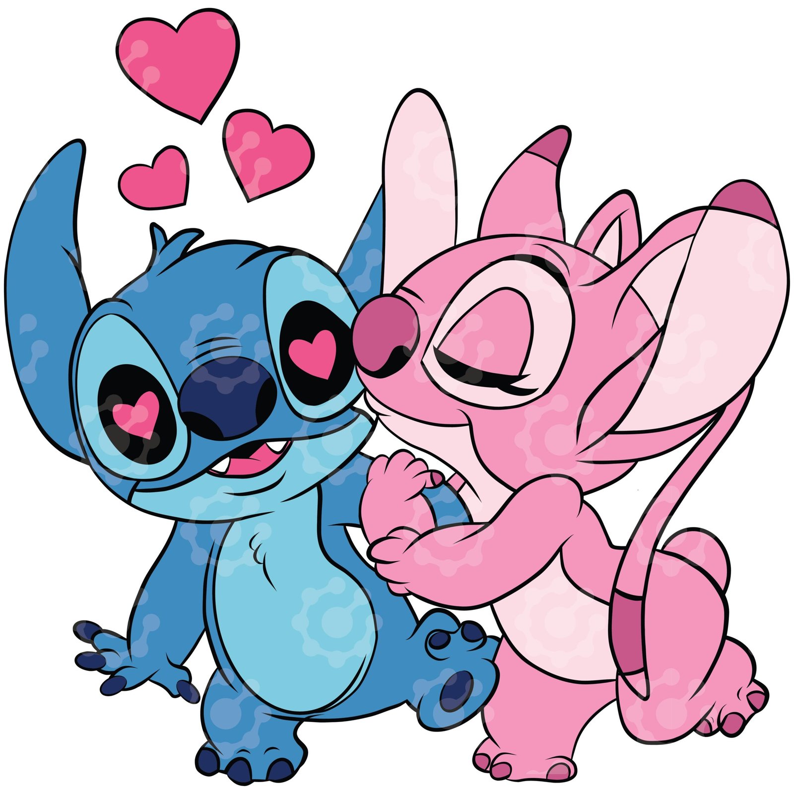 Stitch and Angel: Love in the Air