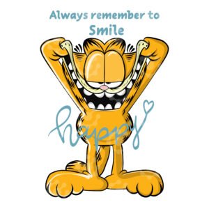Garfield Smile Vector – Funny Inspirational Design