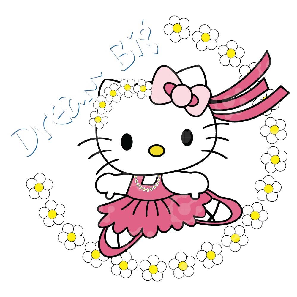Kitty | Cartoon cat character in ballerina pose