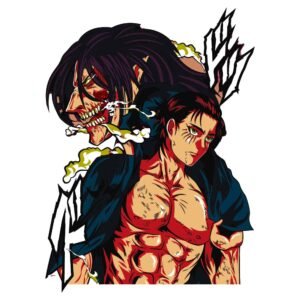 Eren Yeager Titan Form Vector Art