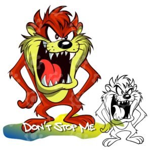 Taz Cartoon Vector