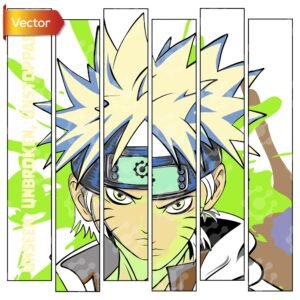 Unseen, Unbroken, Unstoppable Ninja Vector