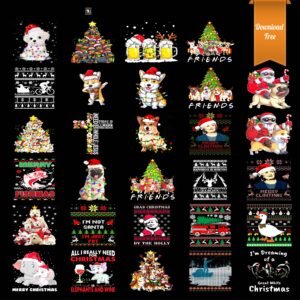 30 Christams PNG Design