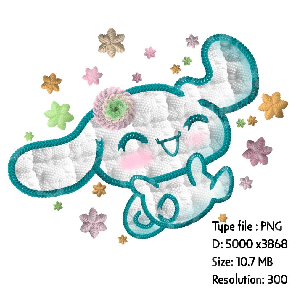 Cinnamoroll Yarn Style PNG Clipart - Image 3