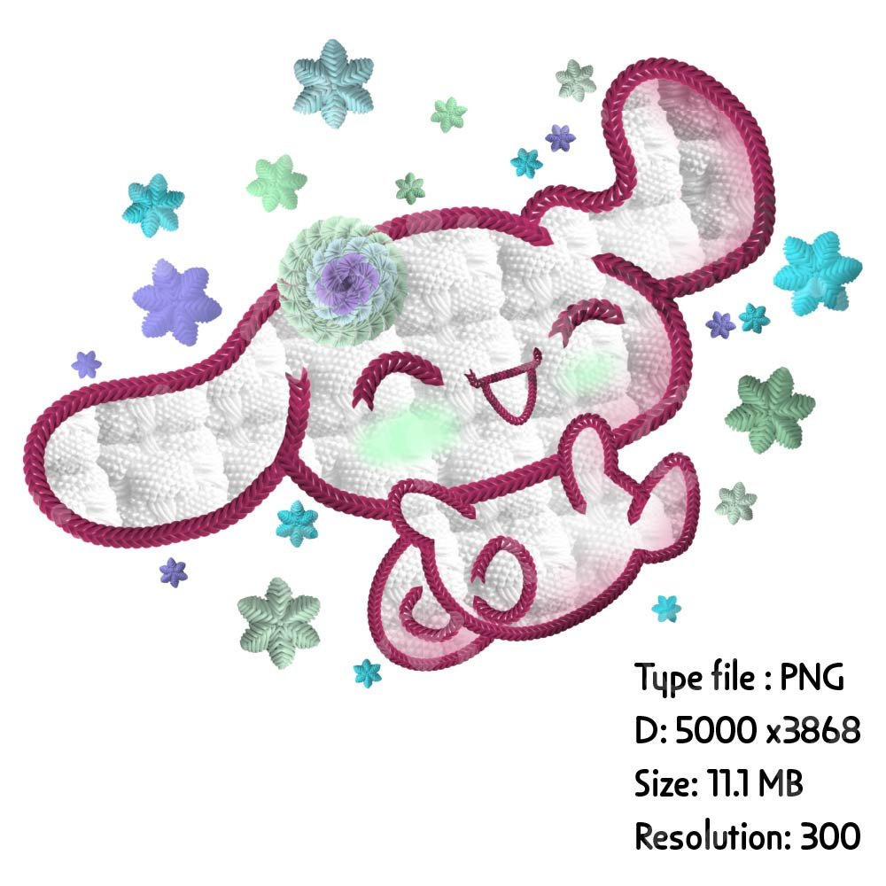 Cinnamoroll Yarn Style PNG Clipart - Image 4
