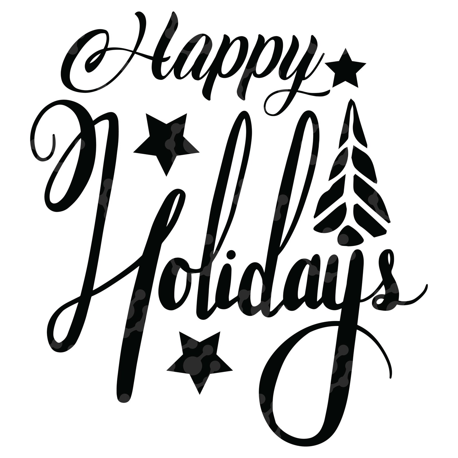 Christmas Quotes & Holiday Lettering Bundle | SVG Cut Files - Image 2