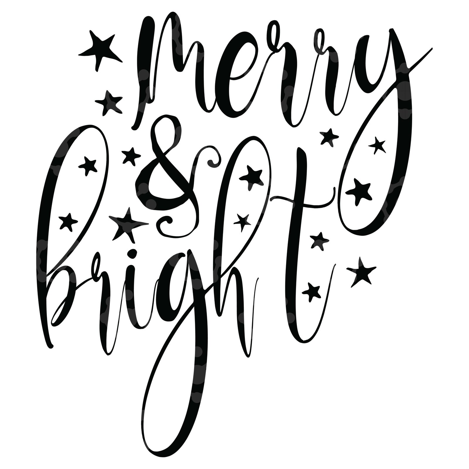 Christmas Quotes & Holiday Lettering Bundle | SVG Cut Files - Image 4