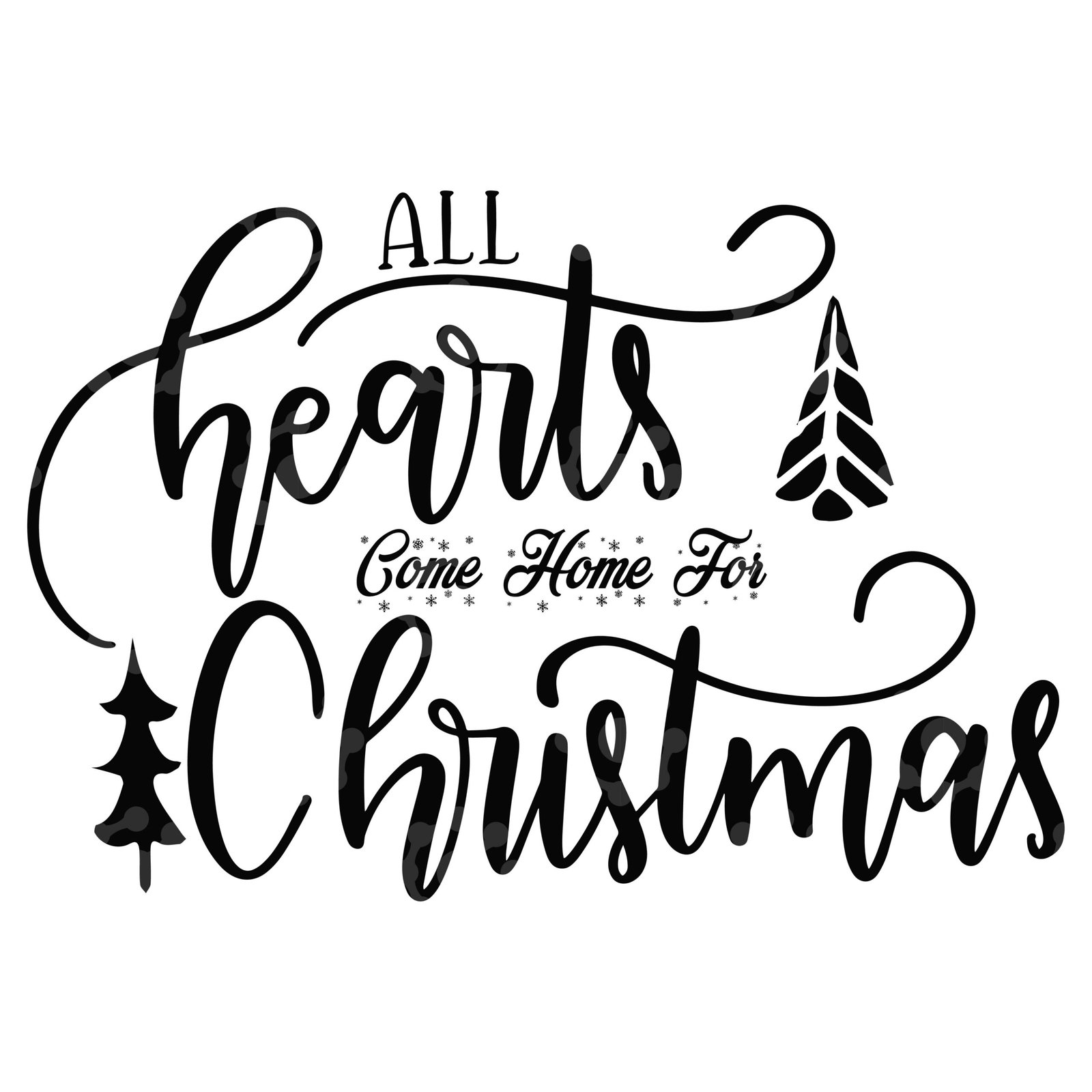 Christmas Quotes & Holiday Lettering Bundle | SVG Cut Files - Image 5