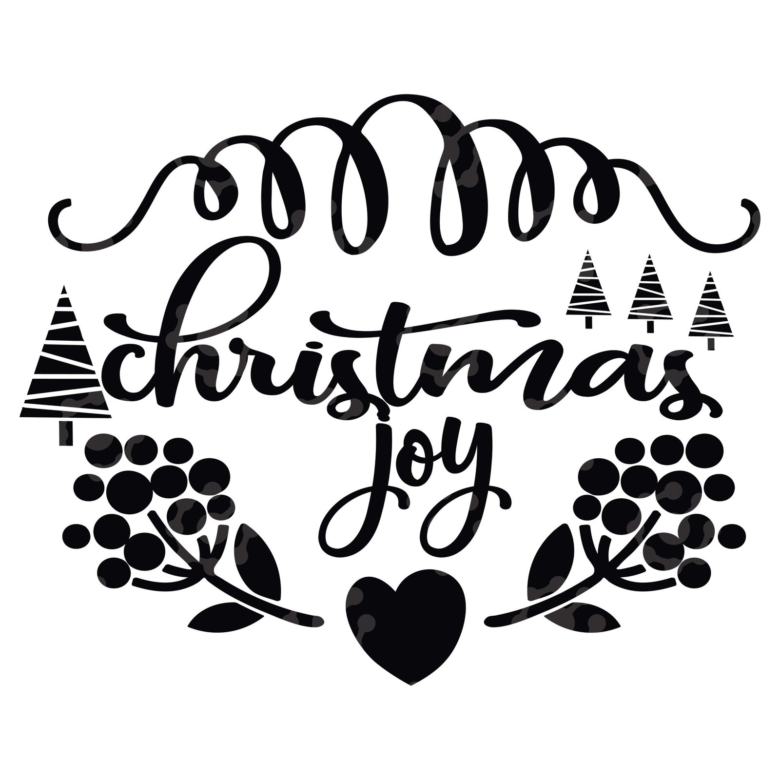 Christmas Quotes & Holiday Lettering Bundle | SVG Cut Files - Image 6