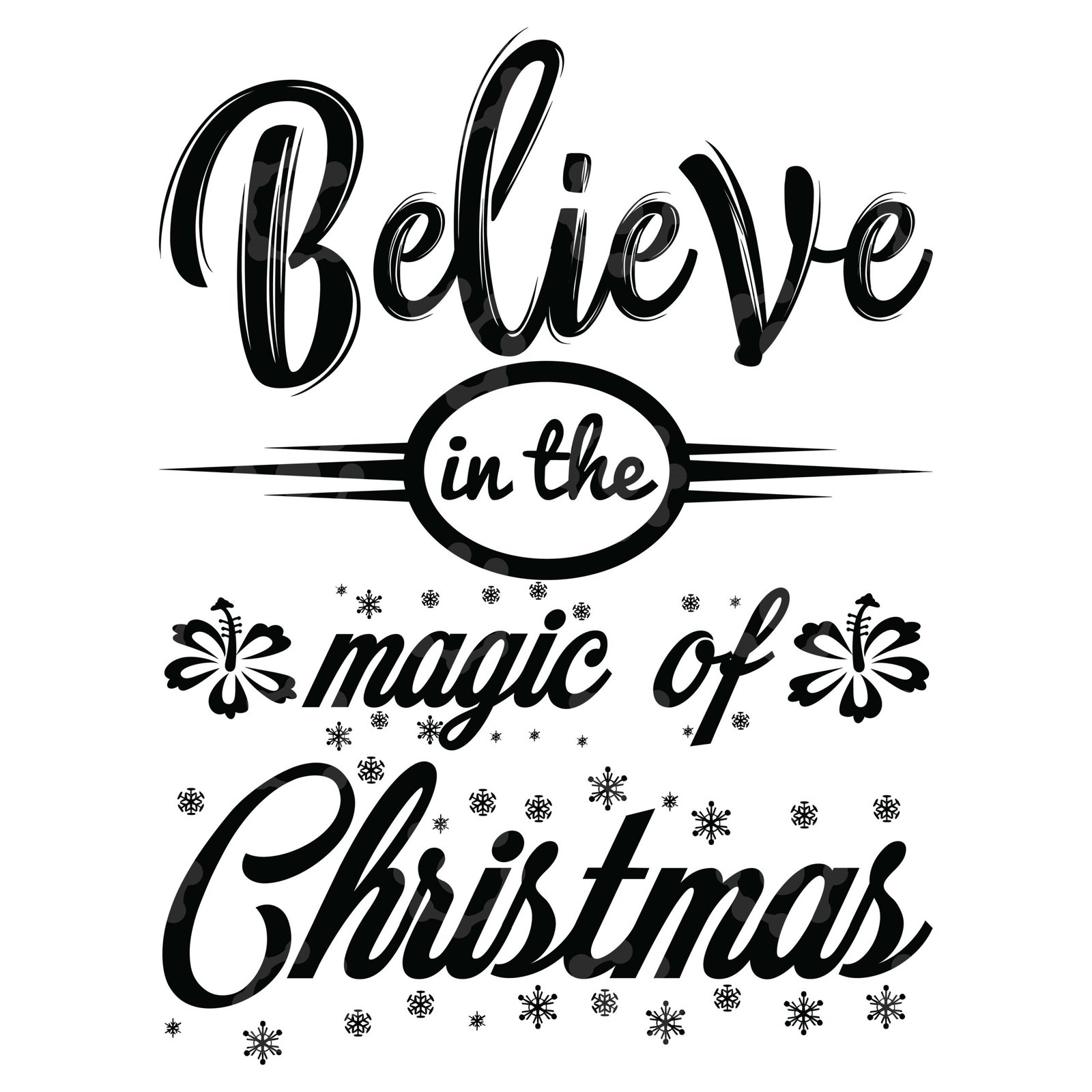 Christmas Quotes & Holiday Lettering Bundle | SVG Cut Files - Image 9