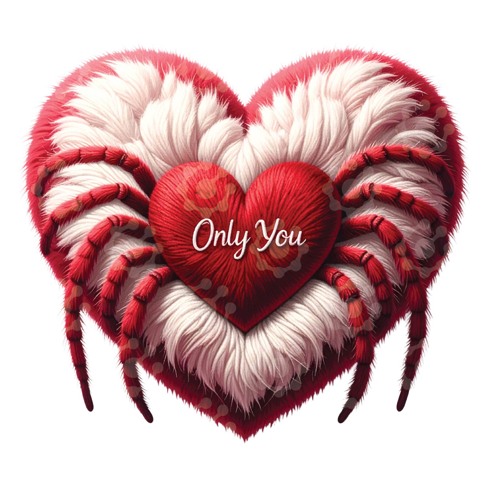 Kawaii Spider , Snake Heart Valentine - Image 2