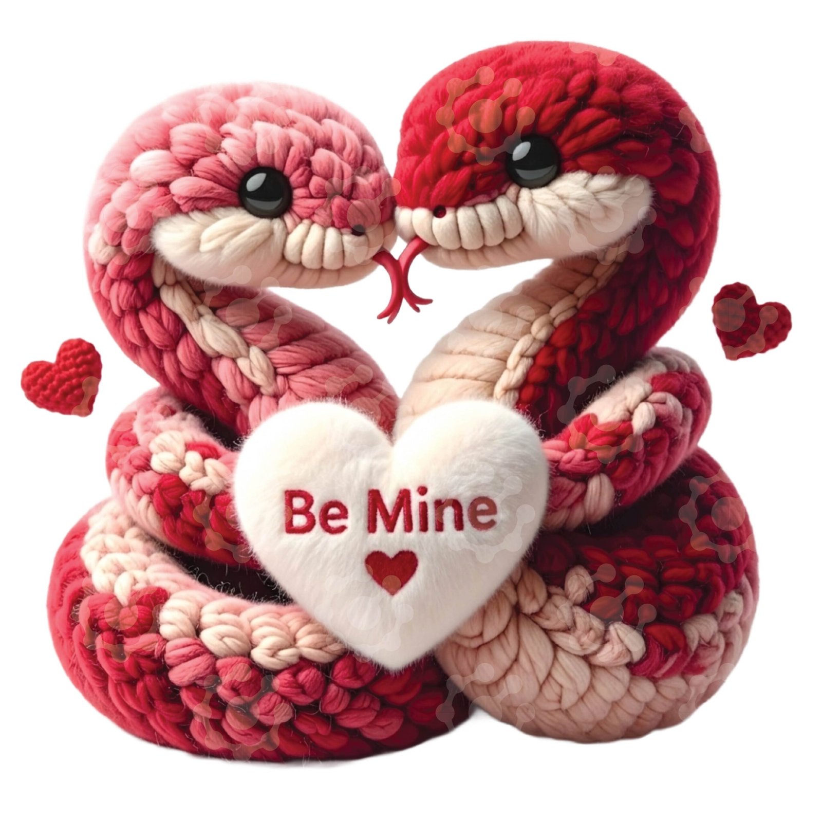 Kawaii Spider , Snake Heart Valentine - Image 3