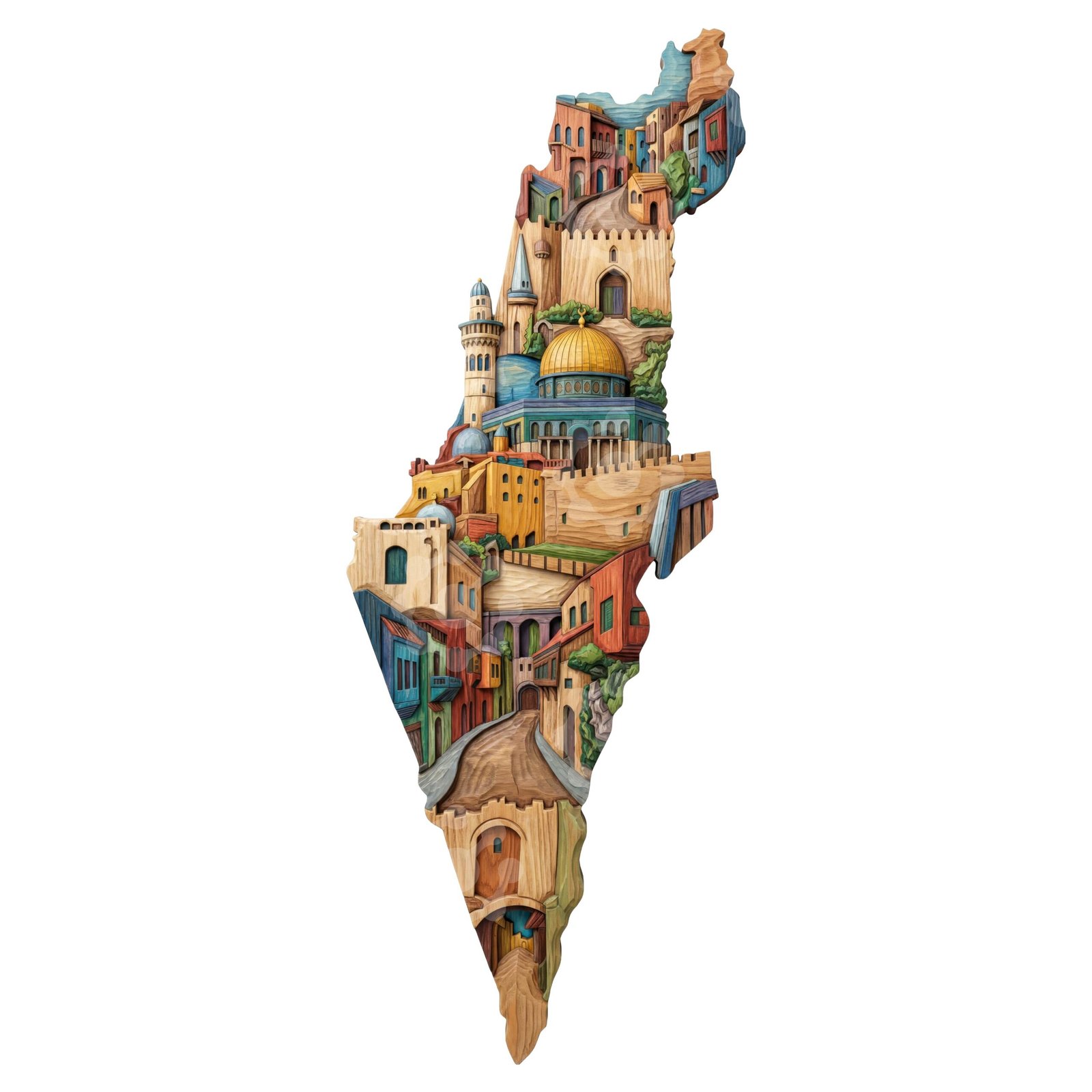 Palestine Map PNG - Image 7