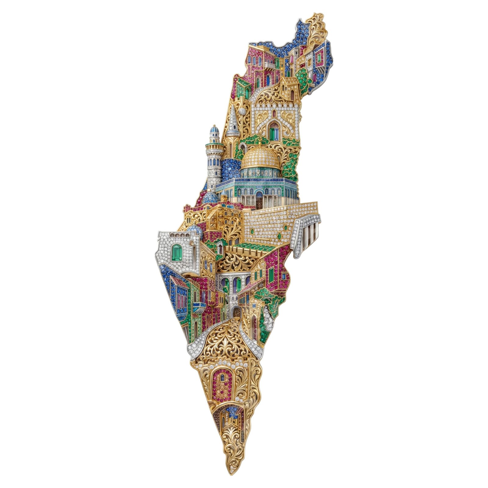 Palestine Map PNG - Image 8