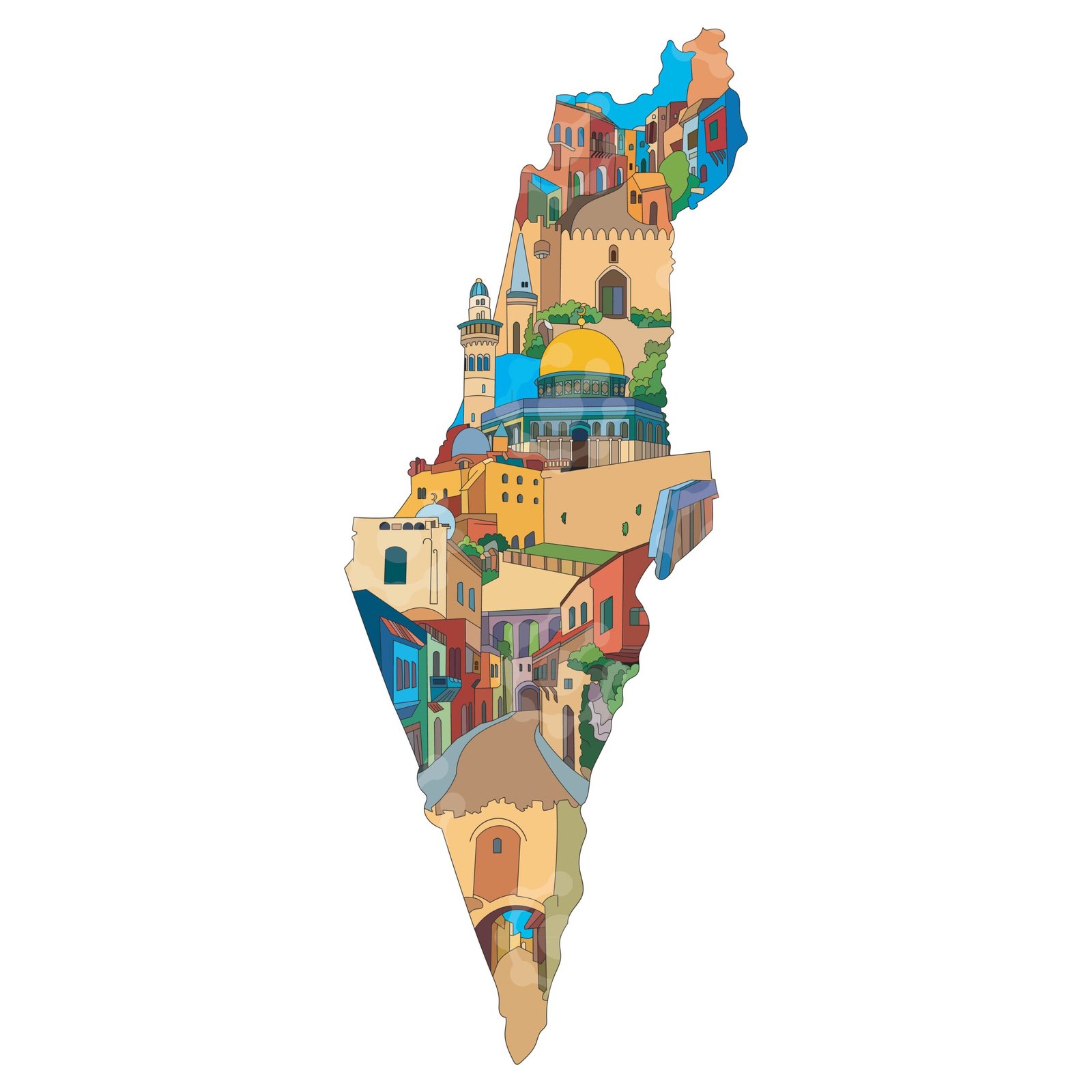 Palestine Map Vector Art - Image 4