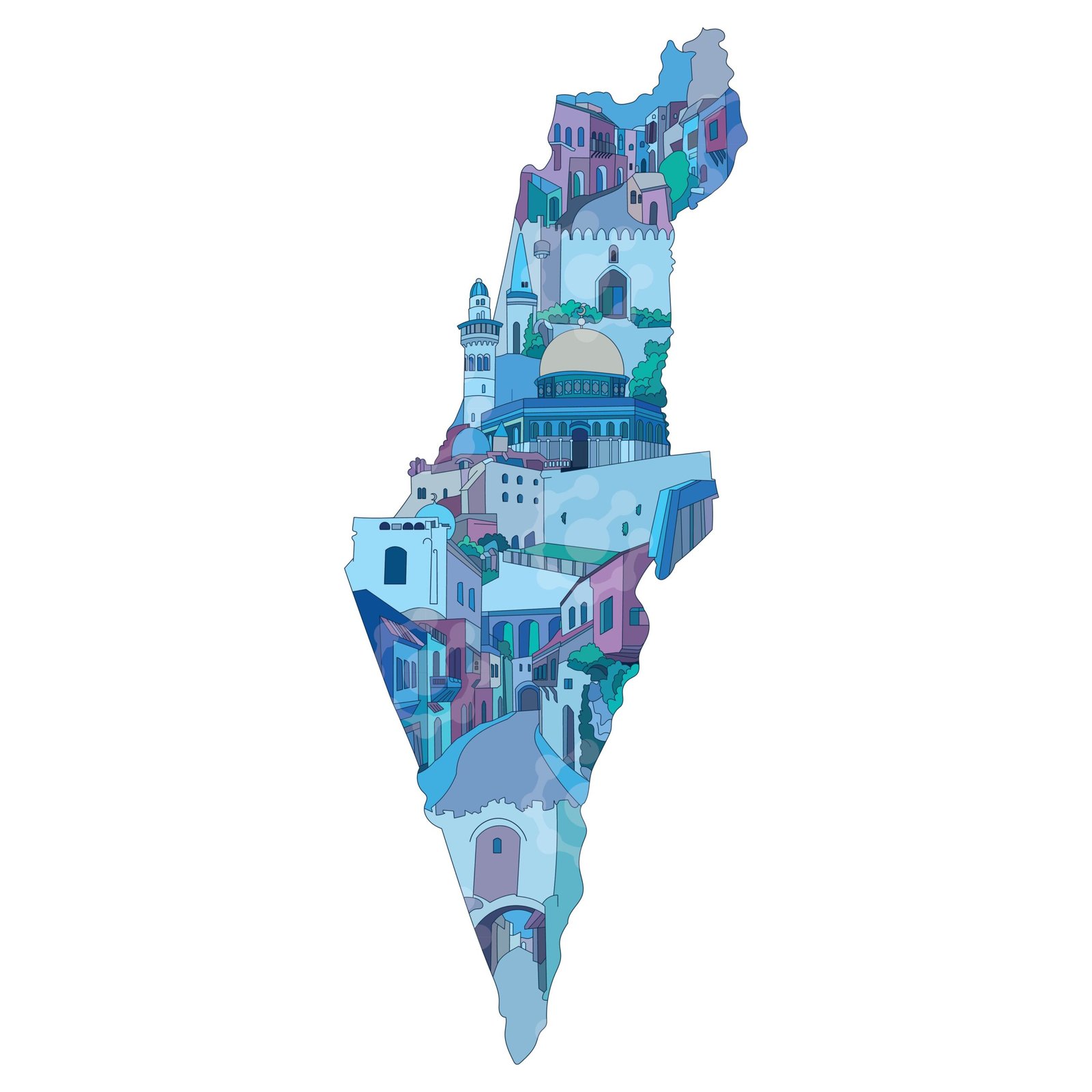 Palestine Map Vector Art - Image 6
