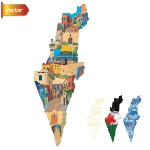 Palestine Map Vector Art