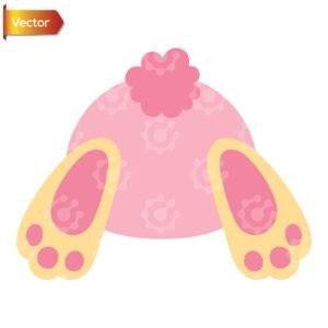 Pink Bunny Easter | Vector