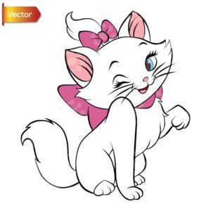Cute Marie Cat | Vector