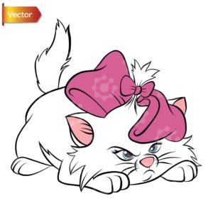 Cute Marie Cat | Vector