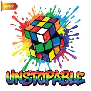 Unstoppable Colorful Puzzle Cube