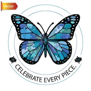 Celebrate Every Piece Butterfly