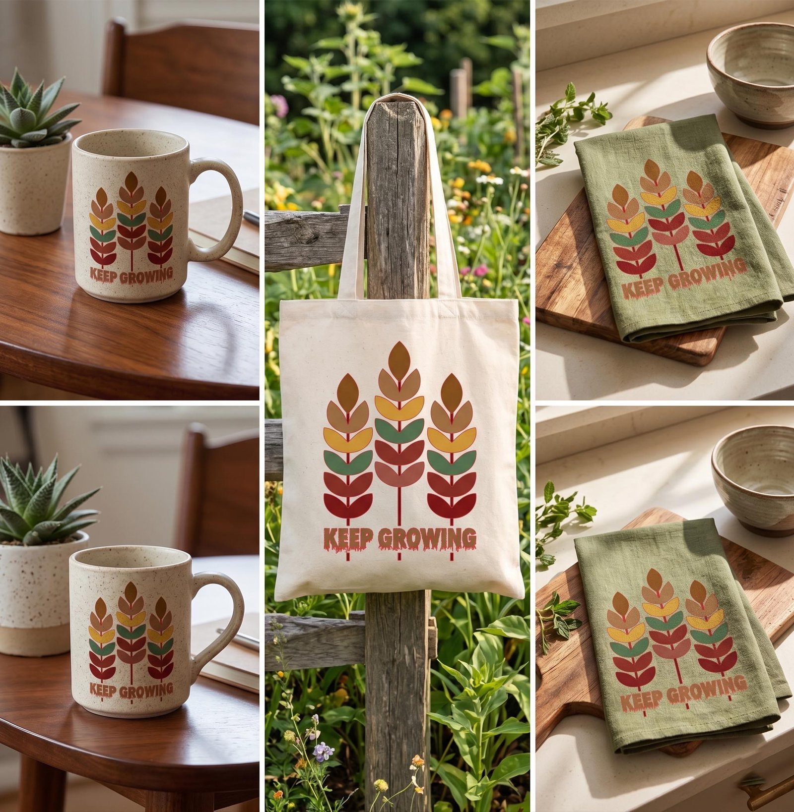 Keep Growing Botanical Design - Image 2