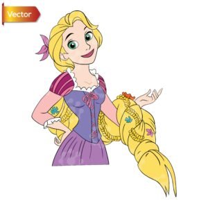 Disney Princess Rapunzel Illustration