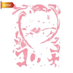 Fierce Nezuko Vector Art