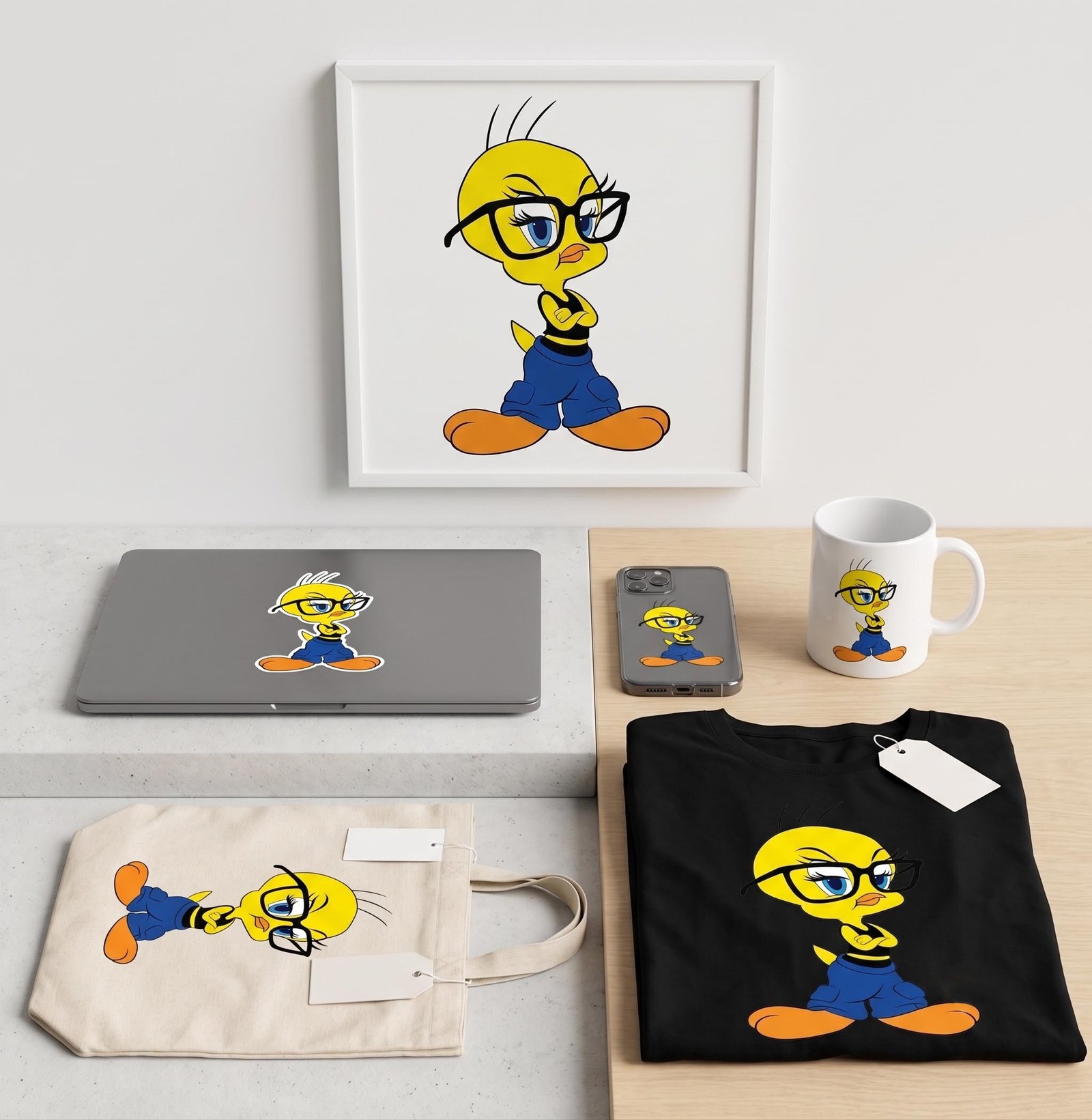 Cool Tweety Bird Artwork - Image 2