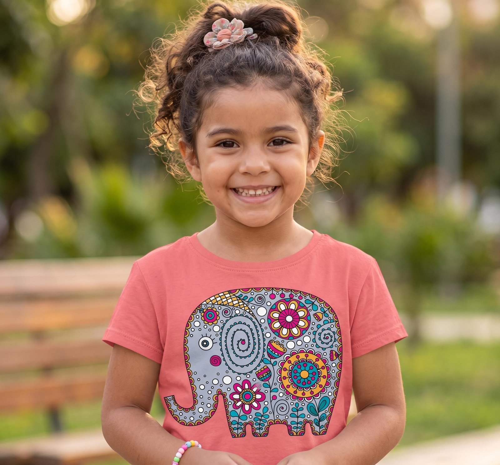Colorful Whimsical Elephant Design - Image 4